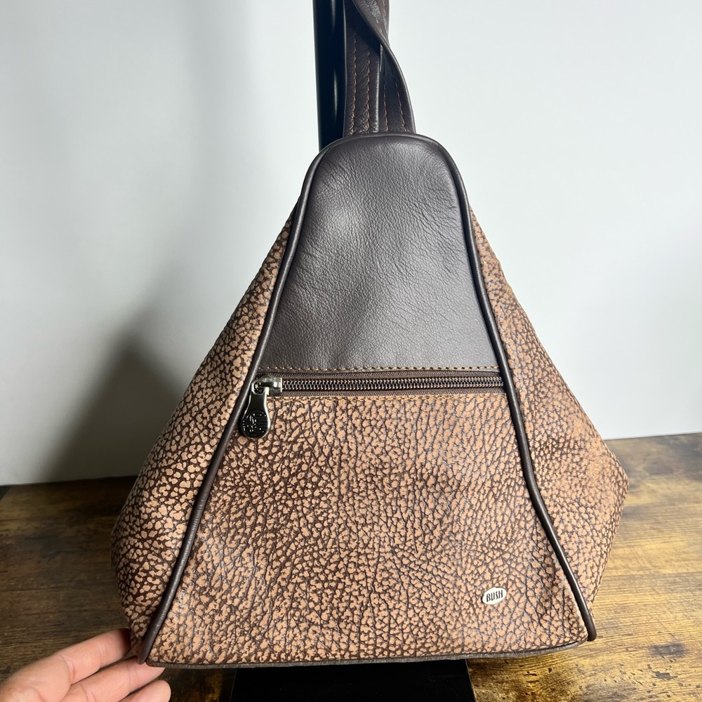 Bush sling backpack Genuine Kangaroo made in Australia by outback leather